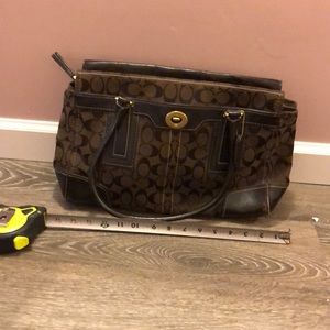 Authentic Coach Fabric purse